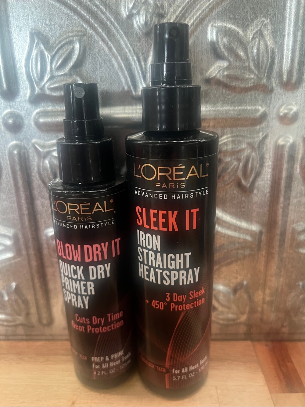 L’Oreal Paris Blow Dry It Primer Spray & Sleek It Heat Spray Bundle Discontinued